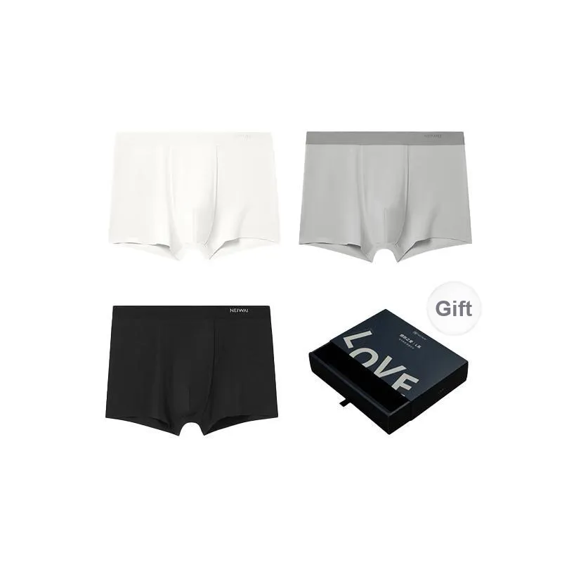 NEIWAI Boxer Shorts Men's Shopping Bag Included Box 3 Pack-12