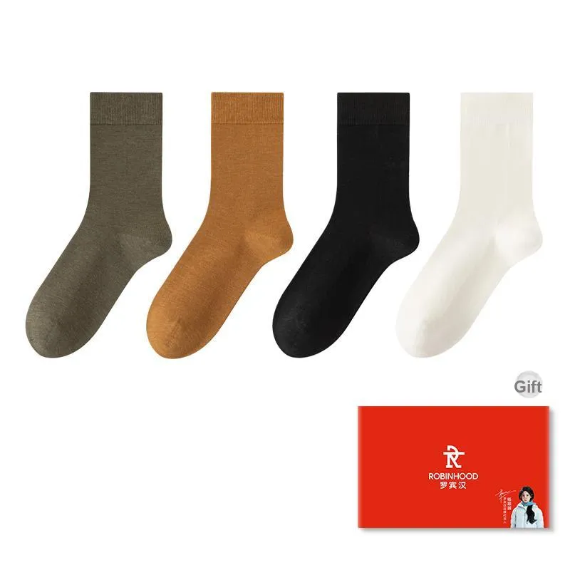 ROBINHOOD Mid Calf Socks Women's Box 4 Pack-6
