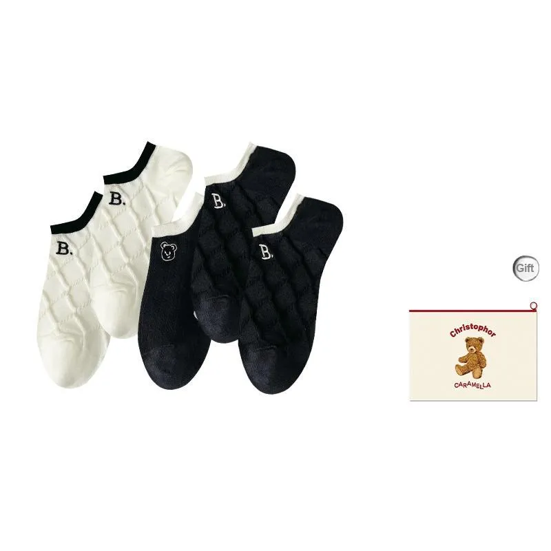 Caramella Ankle Socks Women's Shopping Bag Combo Set-7