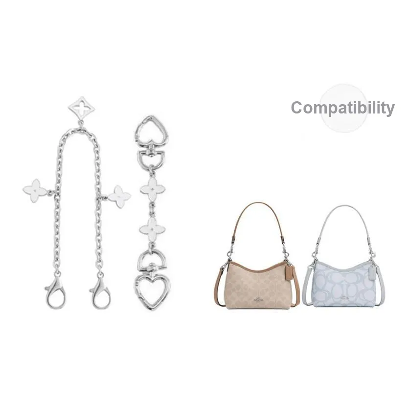 Luxury Care Artisan Workshop Металлический сплав Сумка Ремень Женская Белый Золотой