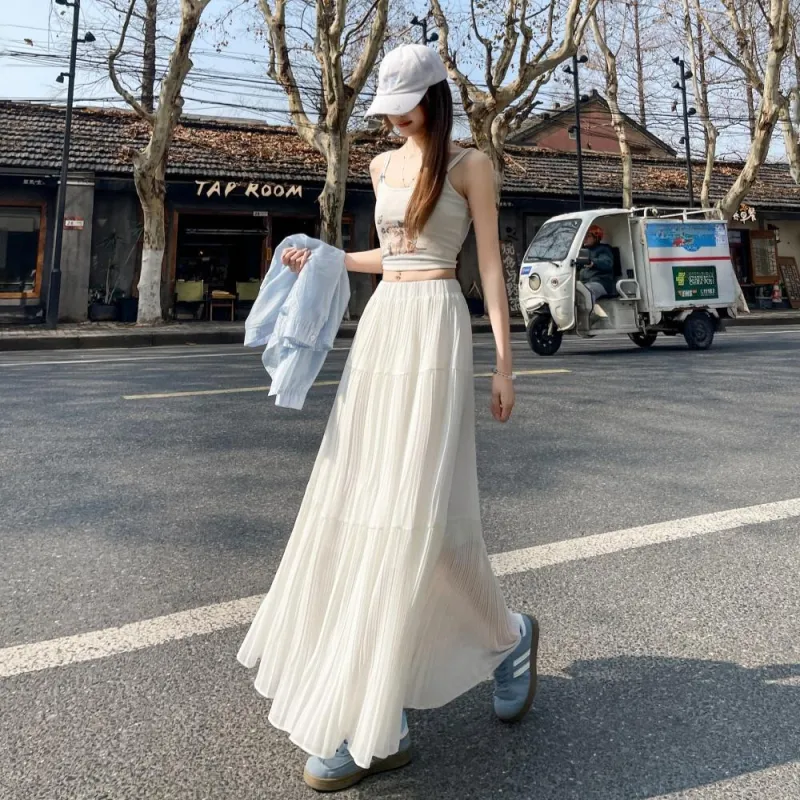 AHDO Casual Long Skirts Women's-22