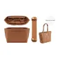 [Trumpets Two-Piece Set]Brown Felt Liner+Stress-Relief Shoulder Strap Pad