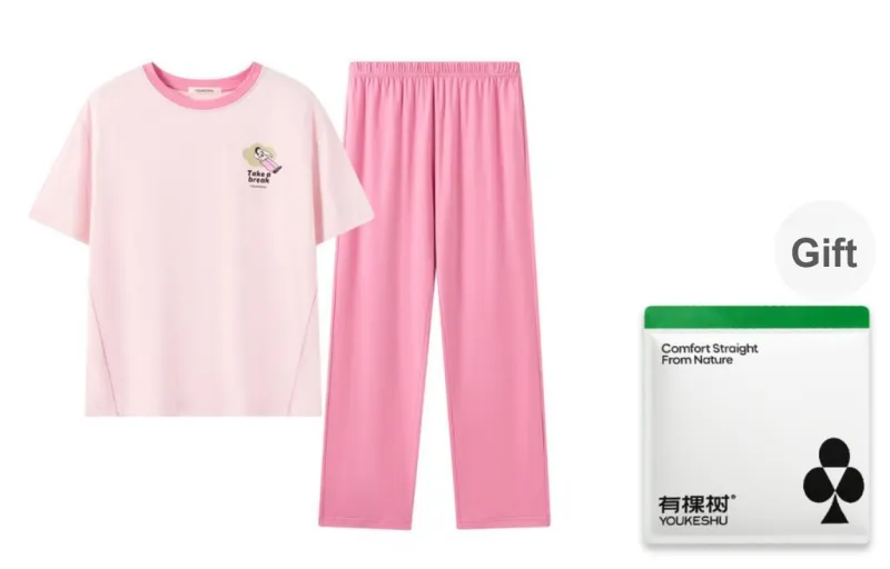 YOUKESHU Pajama Set Women's Shopping Bag-0