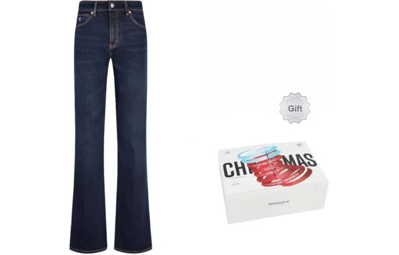 CALVIN KLEIN Year Of The Dragon Limited Series Jeans Women's Denim Dark Blue-4