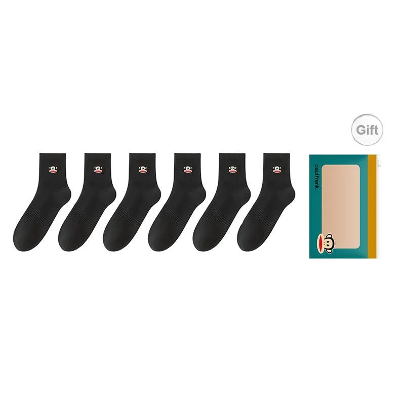PAUL FRANK Mid Calf Socks Men's Box 6 Pack-43