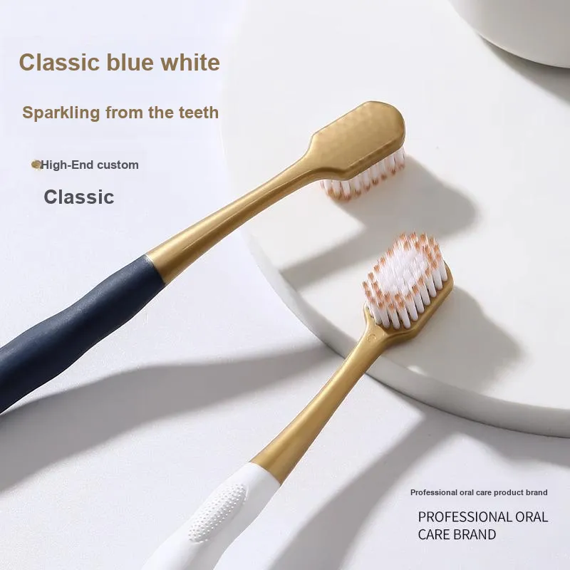STARYEKA Wide Tip Fine Soft Bristles Toothbrushes Sensitive Oral Care Toothpaste With Gum Protection Family 6 Pcs-4