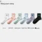 Milk White+Light Green+Light Blue+Black+Dark Purple+Light Pink