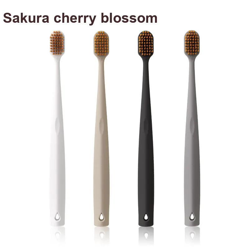 SAKURA Compact, Refined, Portable, Cute, Lightweight Toothbrushes Efficient Cleaning-3