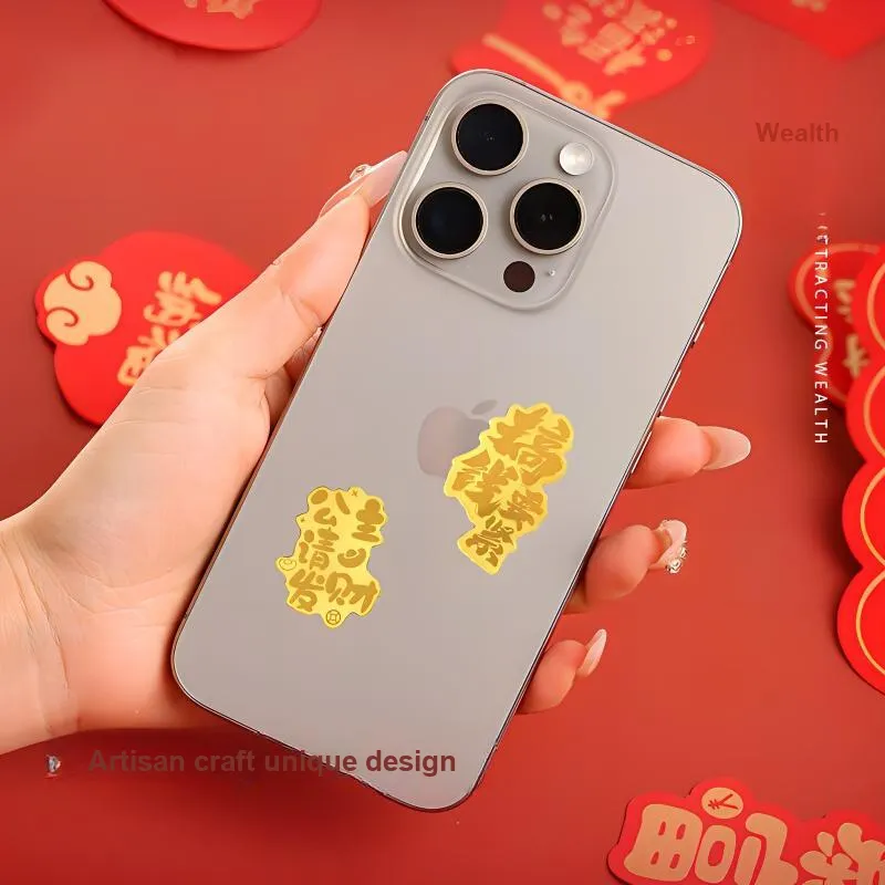 Ryukyu Patch Cell Phone Sticker Unisex-5