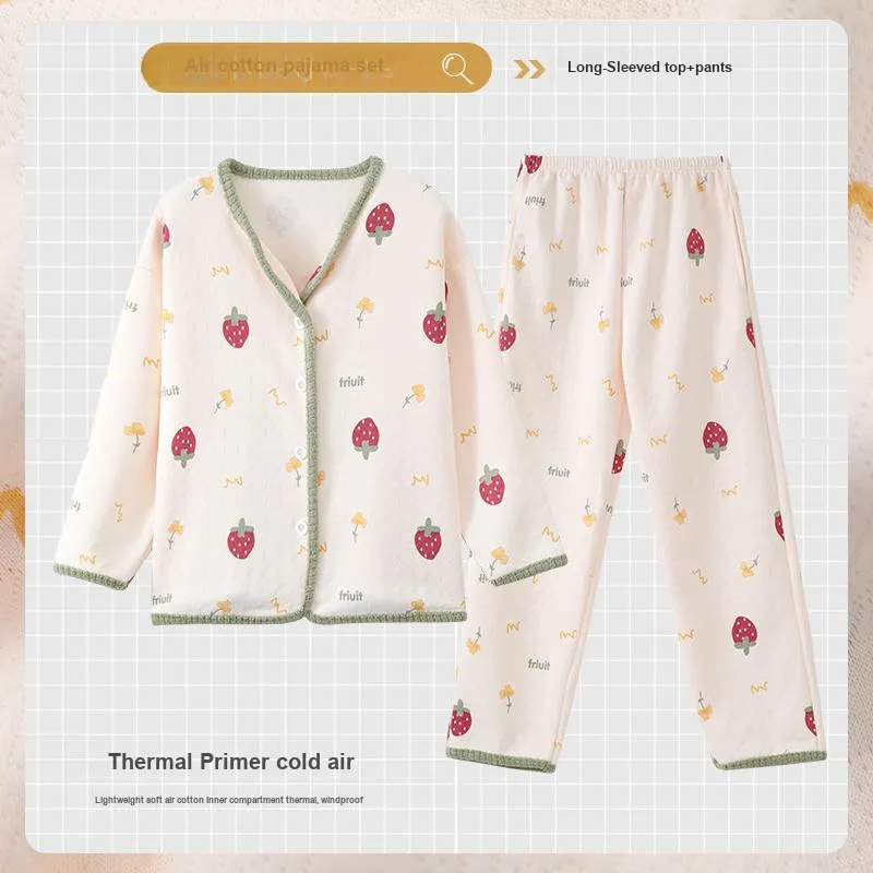 XIAFENYAN Pajama Set Women's Apricot-2
