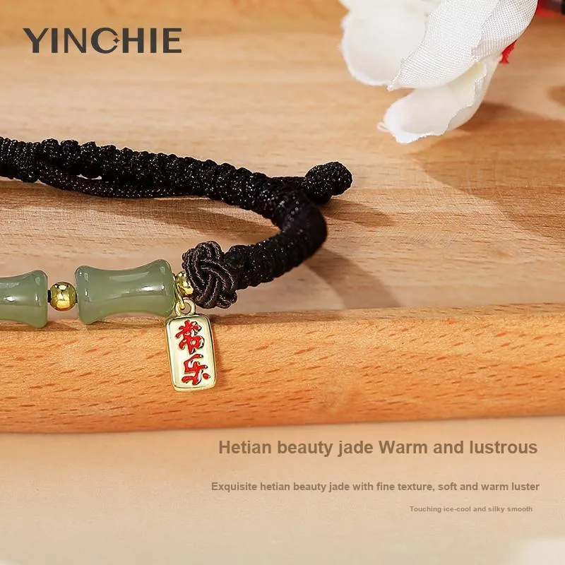 YINCHIE Bracelets White Jade/Pale Greenish White Jade Women's-4