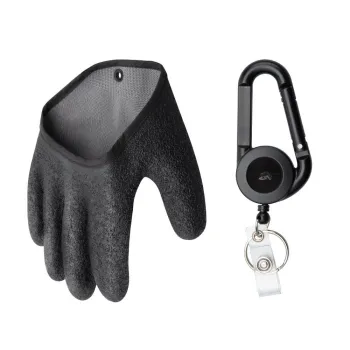 FISHINGFANS Fishing Gloves Fishing Latex 19*9CM