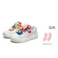 Multicolor Small Flower (White)