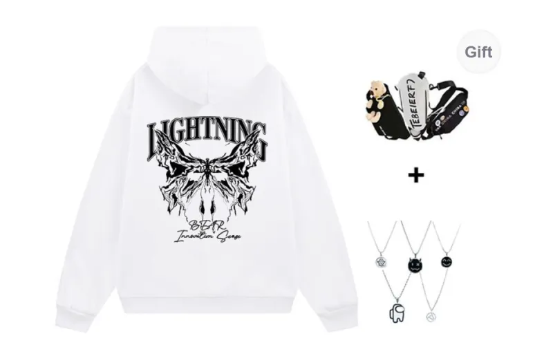 LIGHTNING BEAR Sweatshirt Unisex-3