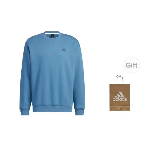 Adidas Sweatshirts Men Blue Comes With Gift Bag