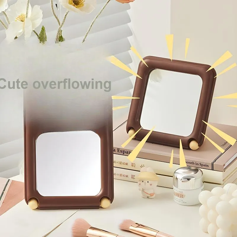 Love Of Wormwood Ins Chocolate Portable Make Up Mirrors-4