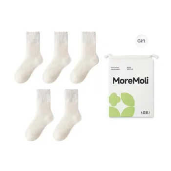 Moremoli Mid Calf Socks Women's 5 Pack