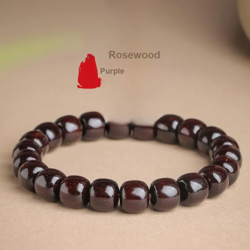 MUSHENGYUAN Rosewood Precious Wood Bracelets Unisex-1