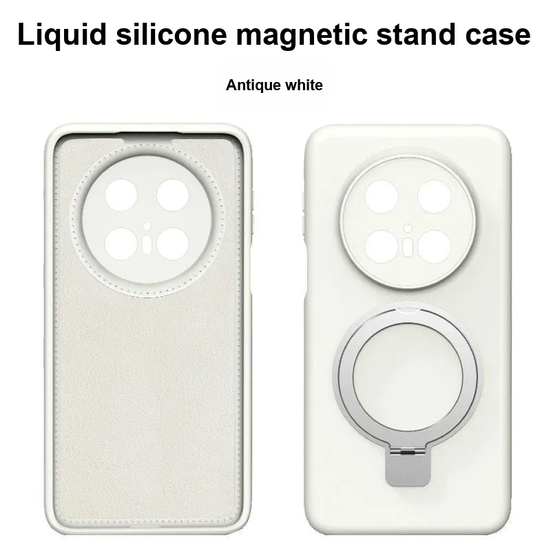 KRETA Silicone Material Magnetic Stand Phone Case Compatible With Huawei MATE70-1