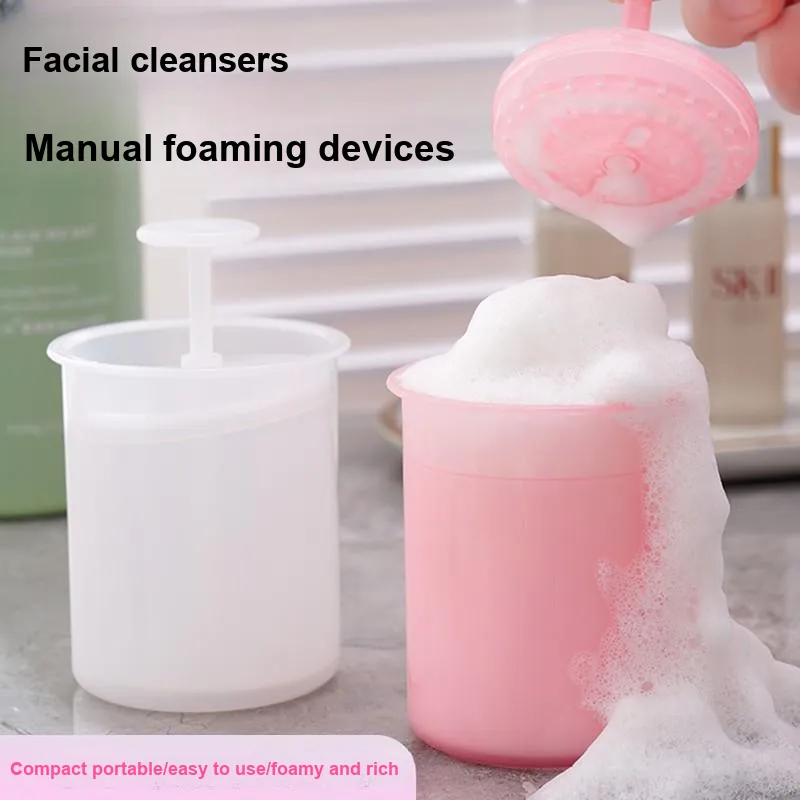 ZHENZI Face Wash Foam Maker Cleanser Foaming Bottles Shower Gel Foam-9