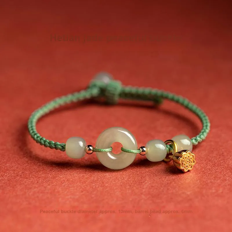 Andaozi Bracelets Green Jade Women's-5
