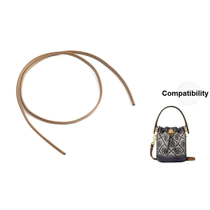 Jingxi Imported Microfiber Leather Bag Accessory Bag Strap Women's Marine Blue/Hazelnuts Brown-10
