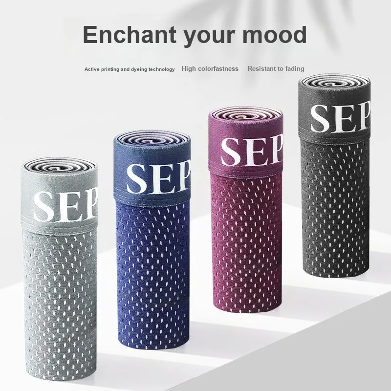 SEPTWOLVES Underwear Gift Box All Season Men's 4 Pack Gift Box Set+Shopping Bag-55