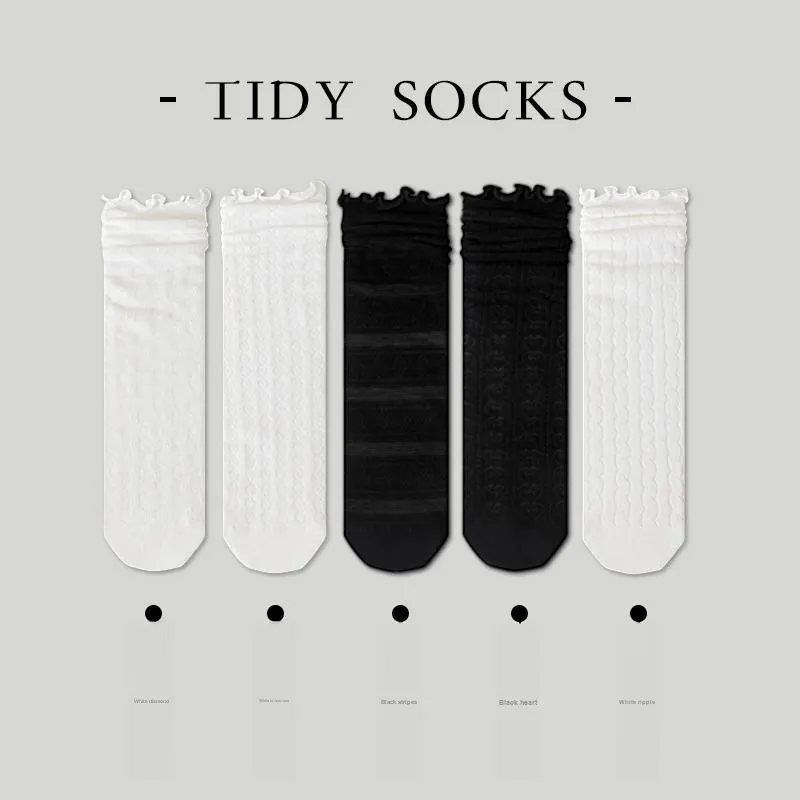 ROBINHOOD Mid Calf Socks Women's 5 Pack-11