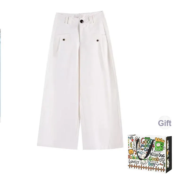 HAPG Jeans Women's White Shopping Bag