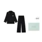 [Gift Box Set]Polka Dot Black Women's Matching Set