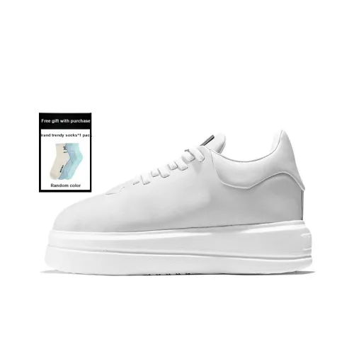 NORVINCY Универсальный Белый Кроссовки Низкий Верх Коммутирование Обувь для Ходьбы Скейтбординг Кроссовки Унисекс Белый