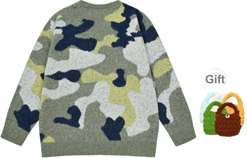 Madgood Sweater Unisex Pink Card Camouflage-16