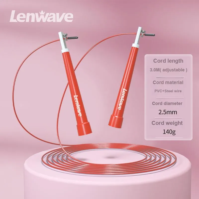 LENWAVE Fitness Training Non Countable Jump Ropes Students Handle Material ABS Twine Material, PVC Steel Wire 3m-1