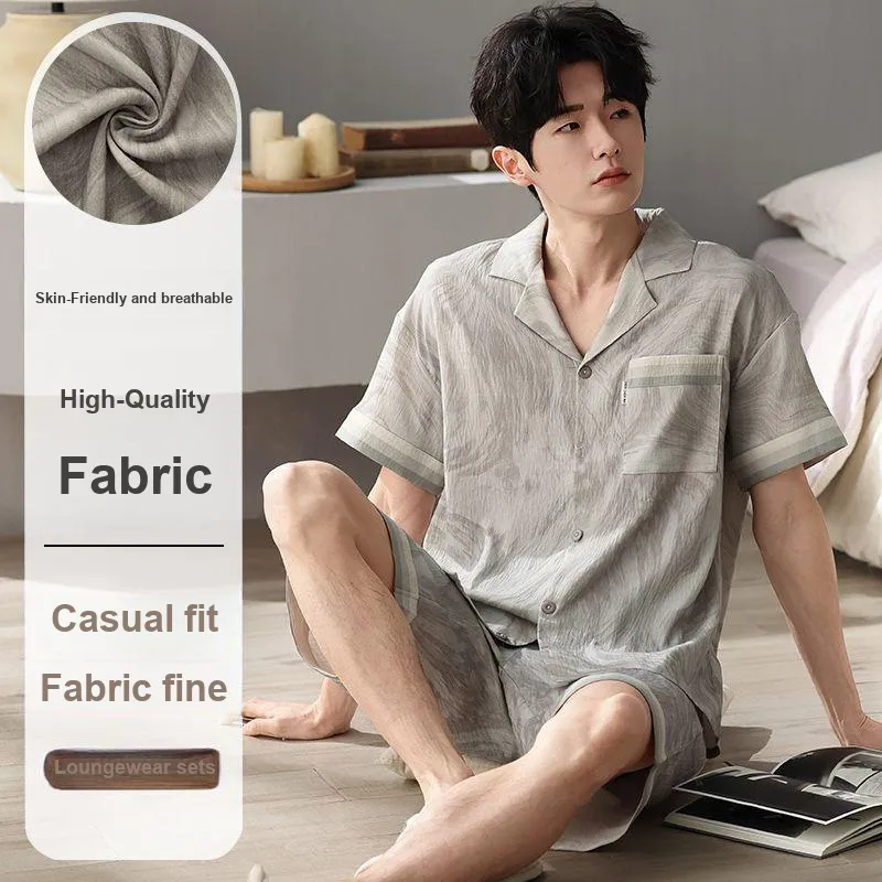 XISHE Men Pajama Sets-2