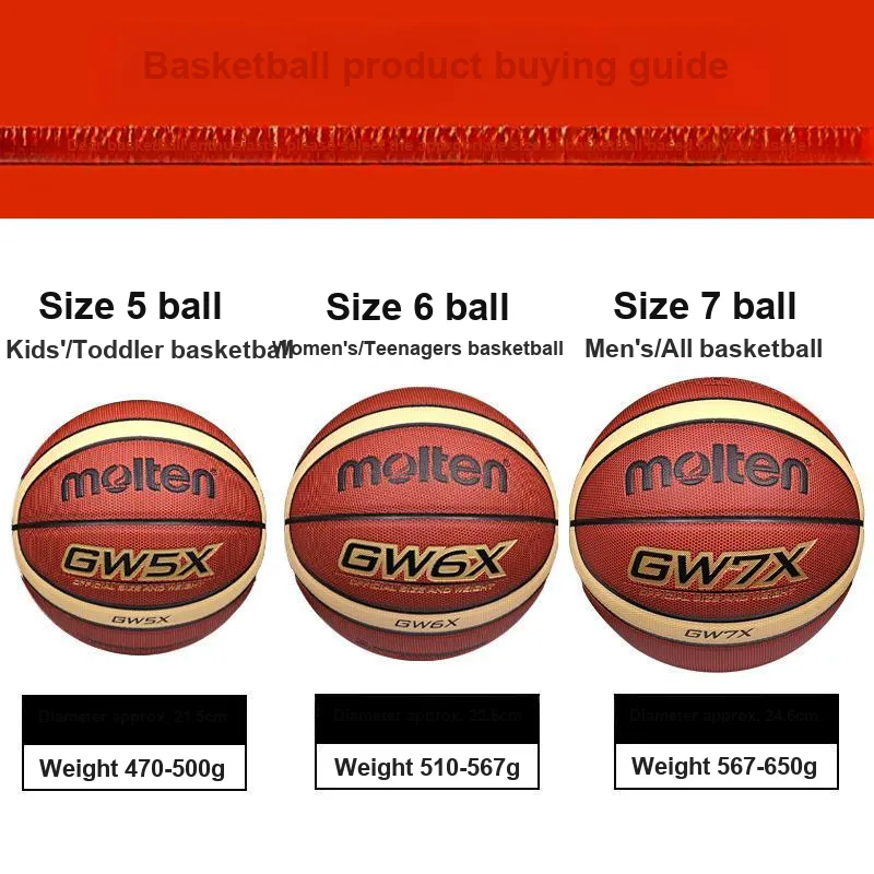 Molten PU Basketball Brown Size 7 Training Unisex-5