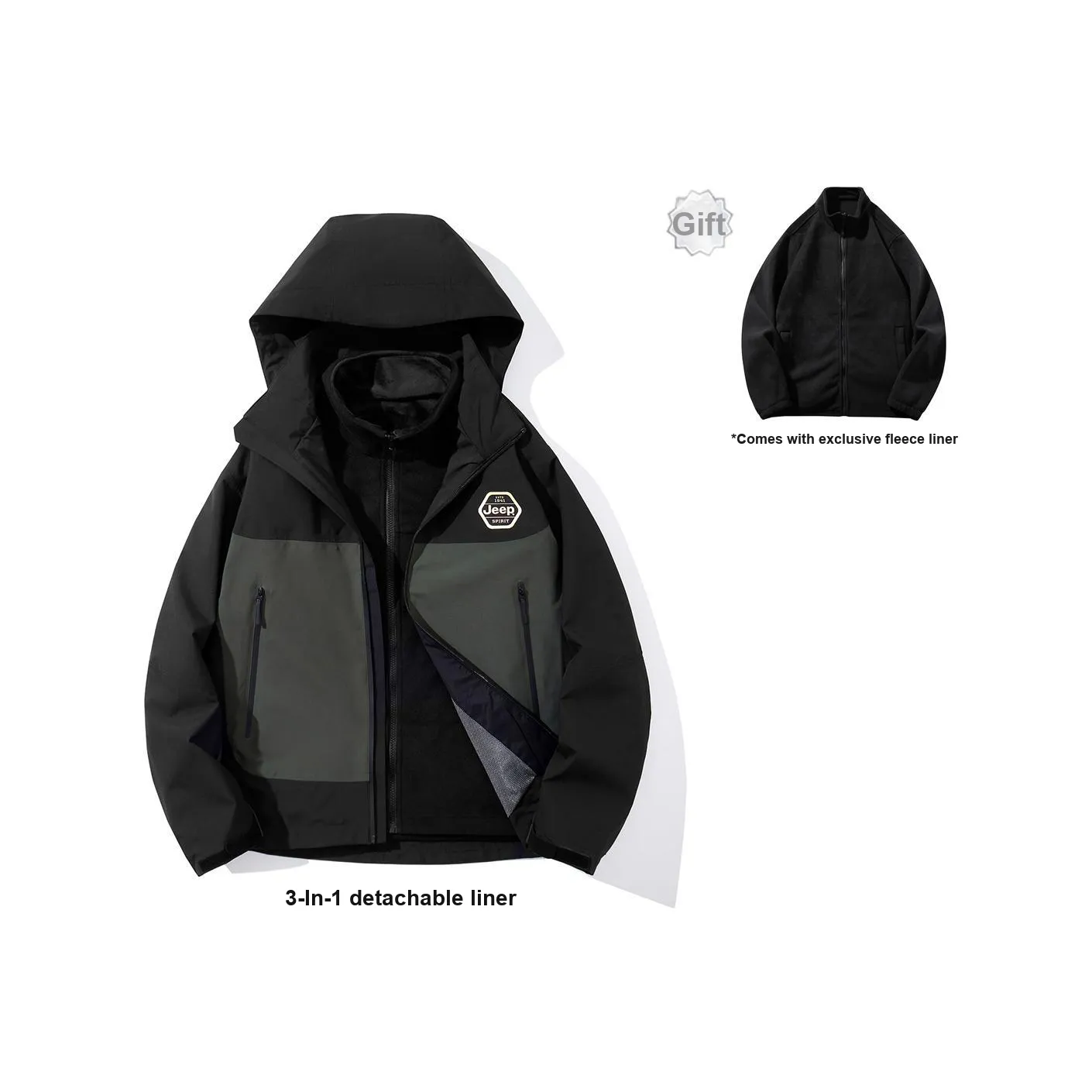 JEEP SPIRIT Водонепроницаемый и Ветрозащитный для сохранения тепла ветровка мужская