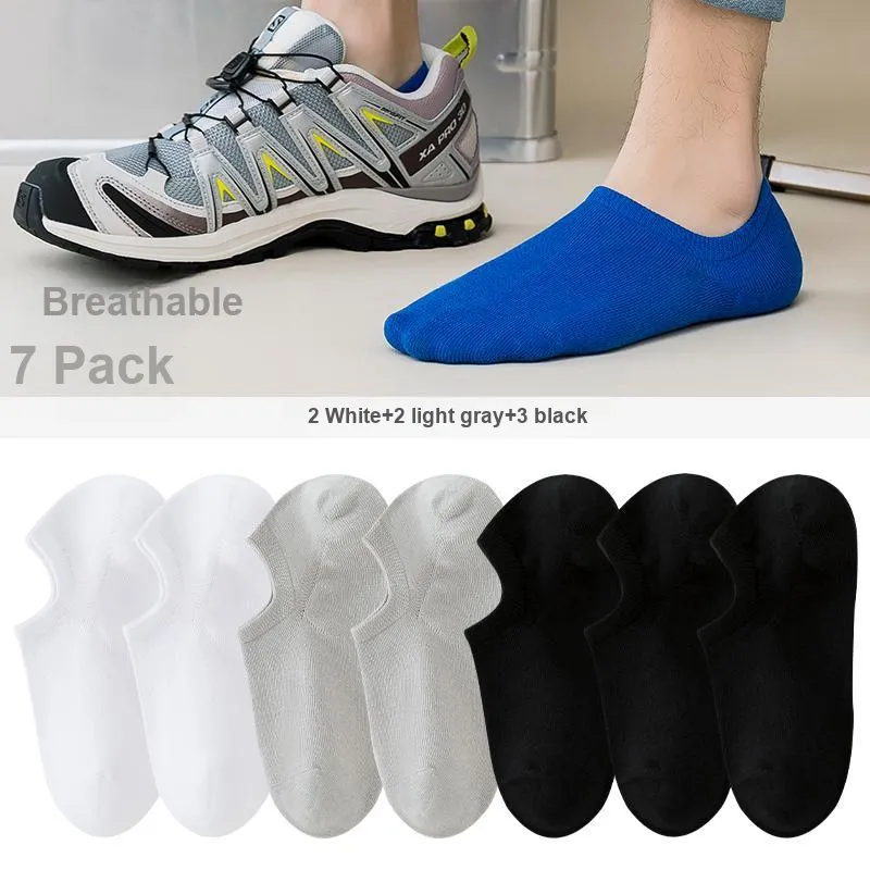 7 SEVFUN No Show Socks Unisex Combo Set-35