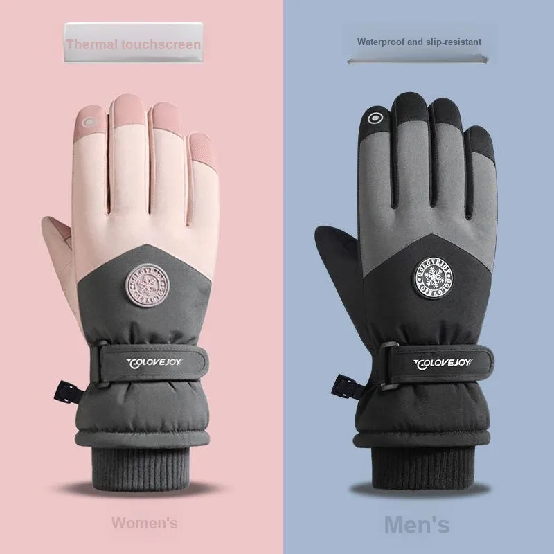 ZHIYILIANGPIN Ski Gloves Gloves-2