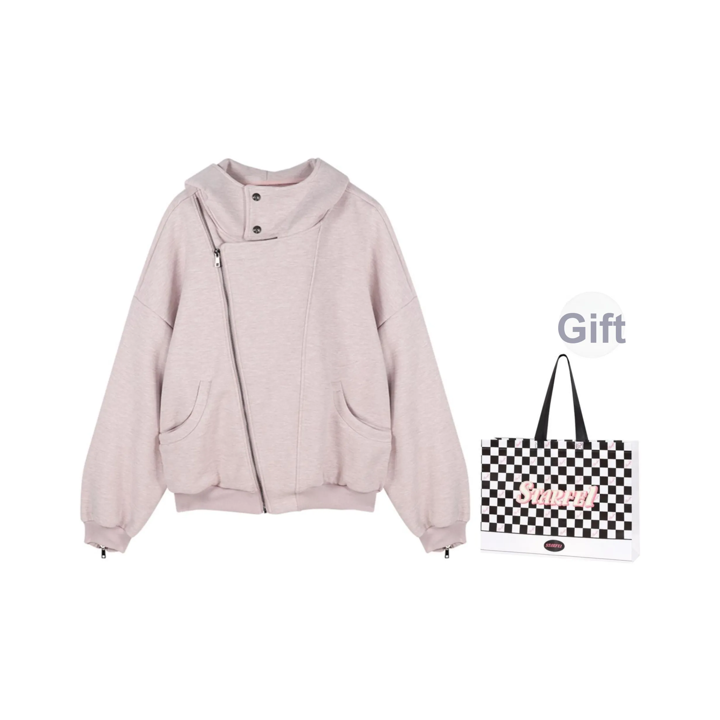 STARFEI Розовый Женский Свитшот