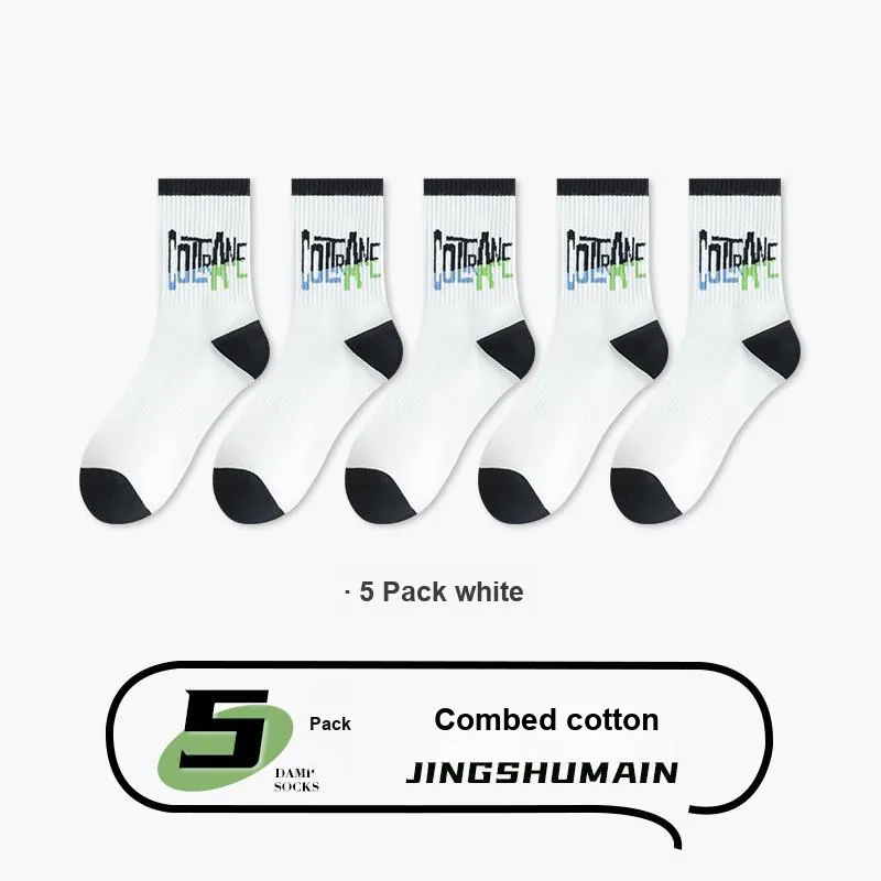 ROBINHOOD Mid Calf Socks Men's 5 Pack-12