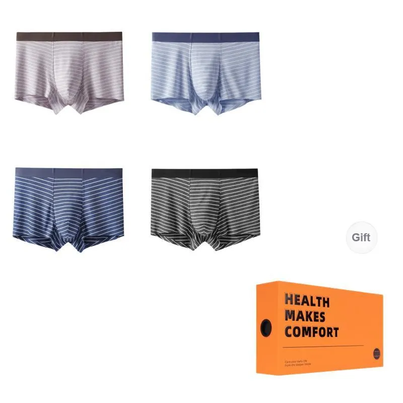 Vine Color Underpants Men's 4 Pack-4