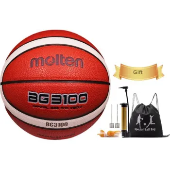 Molten PU Basketball Orange Red Size 7 Training Unisex