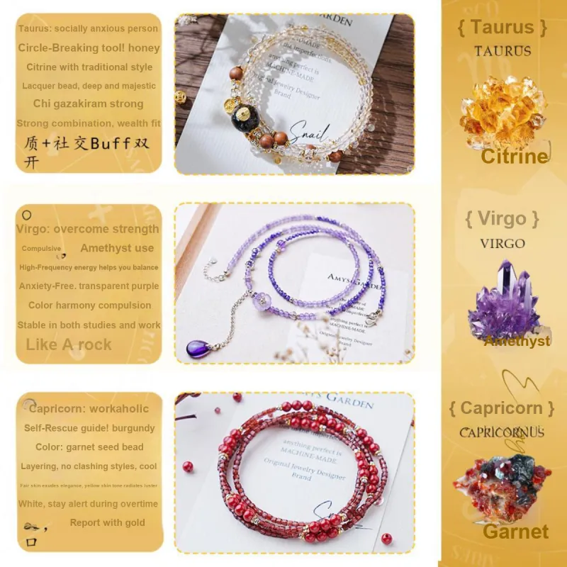 Amy's Garden Crystal Bracelets Women's-28