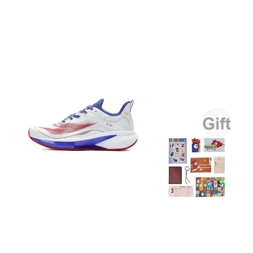 Le Coq Sportif Slip-Resistant Breathable Lightweight Training Shoes Men's White Blue Red Le Coq Sportif Противоскользящие Дышащие Легкие Тренировочные Кроссовки Мужские Белые Синие Красные