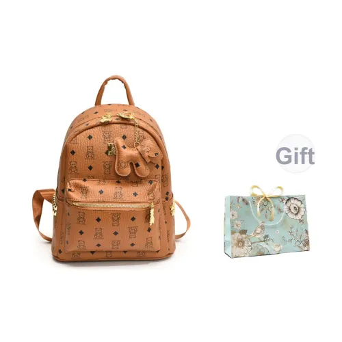 Gerlanx ПУ (полиуретан) Рюкзак Женские Коричневый Розовый Белый Черный Белый Черный