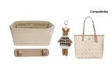 City33 Beige Brown Shoulder Pads+Beige Liner+Bunny Plaid Skirt Doll