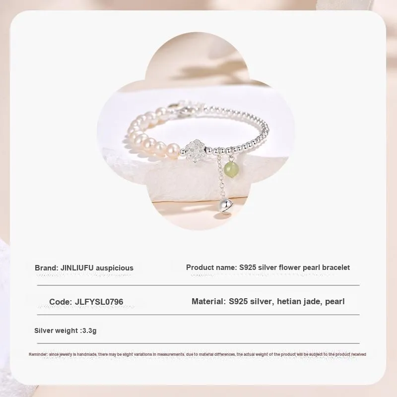 JINLIUFUJIXIANG Pearl Bracelets Women's-7