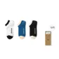 [Men's]White/Dark Blue/Skin (3 Pack)