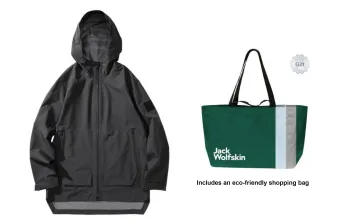 Jack Wolfskin Water Resistant Windproof Breathable Windbreaker Jacket Men's