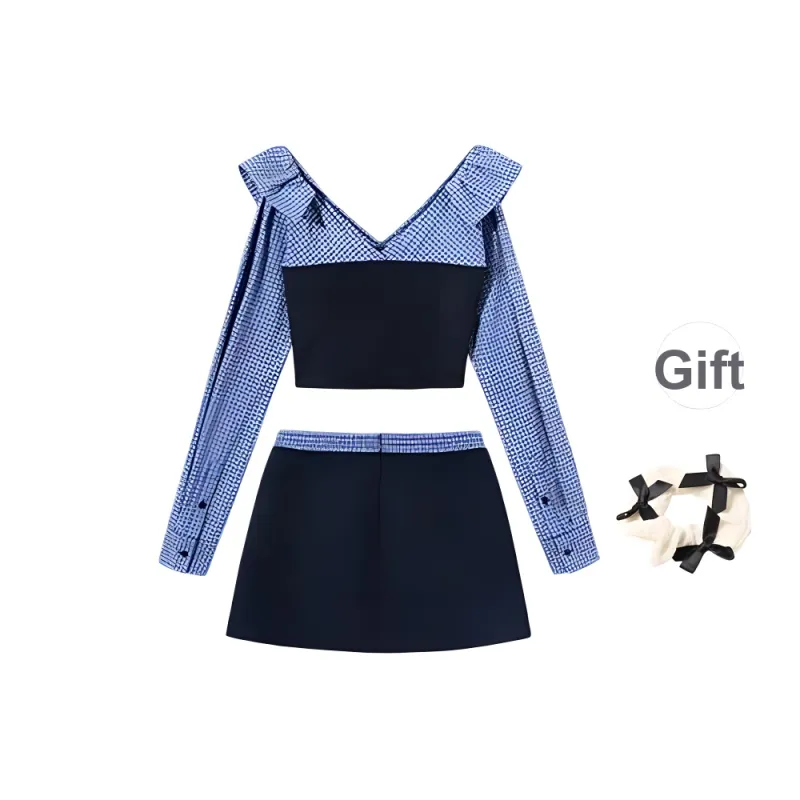 TURN UP Two Piece Skirt Sets Women's-1